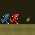 Play Red and Blue Stickman Huggy